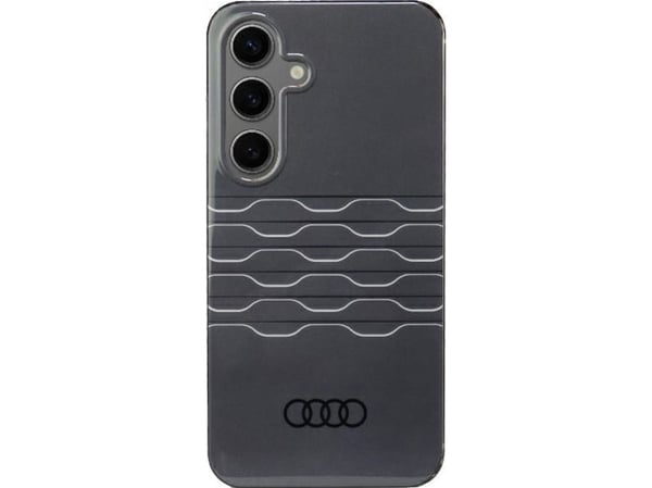 Audi IML Geometric Pattern-deksel S24 S921 - svart/svart hardcase AU-IMLS24-A6/D3-BK