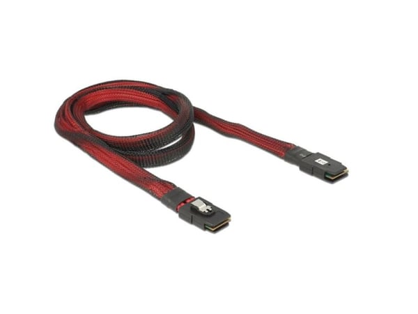 Delock mini SAS - SAS intern kabel - 36-pins 4i Mini MultiLane (hann) til 36-pins 4i Mini MultiLane (hann) - 1 m