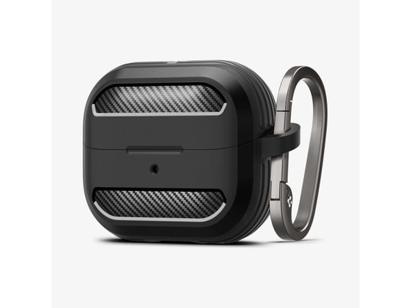 Spigen Rugged Armor, Boks, Termoplastisk polyurethan (TPU), Sort