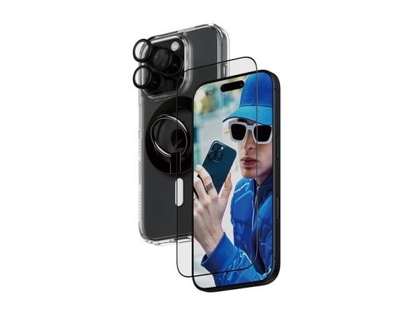 PanzerGlass ® 4-in-1 Protection Bundle iPhone 16 Pro, Apple, Apple - iPhone 16 Pro, Asennus kuivana, Naarmuuntumisenkestävä, Iskunkestävä, Läpinäky...