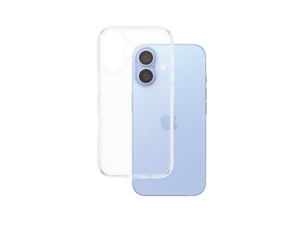 PanzerGlass ® HardCase Transparent iPhone 16, Suojus, Apple, Apple - iPhone 16, Läpinäkyvä