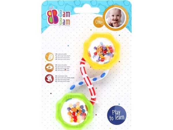 BamBam BAM BAM skralle med kule 13x18x4 B/C 96