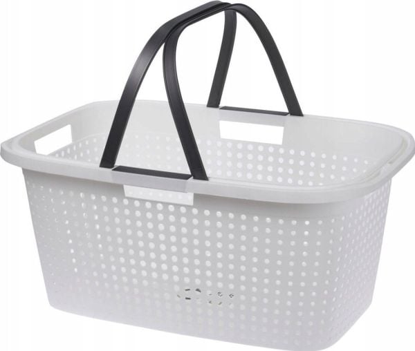 Storage Solutions kleskurv med håndtak, plast 60 x 40 x 26 cm