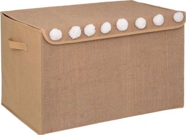 Atmosphera Toy oppbevaringsboks, jute, 57 x 36 x 36 cm