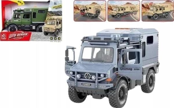 Hipo militærkjøretøy 24 cm m/lyd og lys, 3-farget, RJ5523 06926