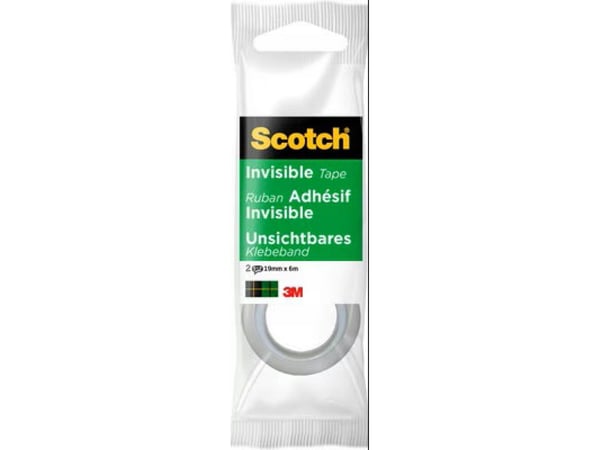 Scotch SCOTCH® Magic™ kontorteip (8-1906R2), matt, 19 mm x 6 m, 2 ruller Scotch SCOTCH® Magic™ kontorteip (8-1906R2), matt, 19 mm x 6 m, 2 ruller