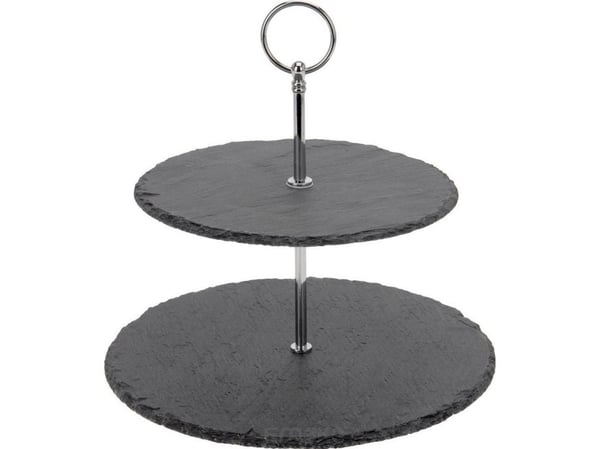 Excellent Houseware Kivitarjotin kakkuja ja välipaloja varten, 2 tasoa
