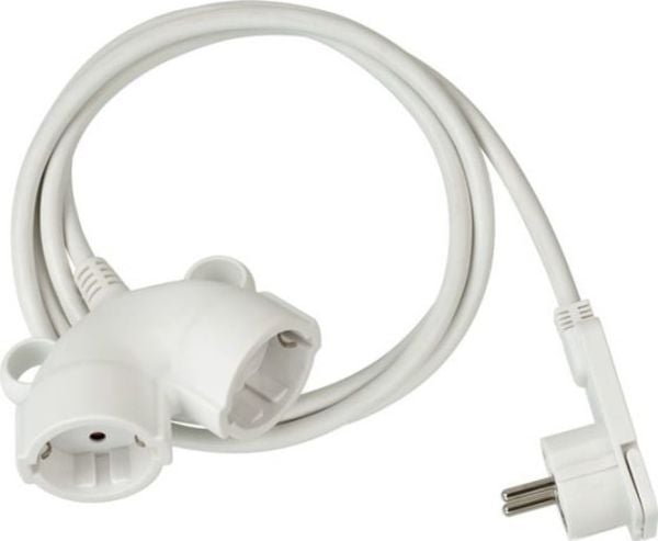 Brennenstuhl 1161820225, 5 m, 2 AC-pistorasia(a), Sisätila, Tyyppi E / F, IP20, Polyvinyylikloridi (PVC), Muovi