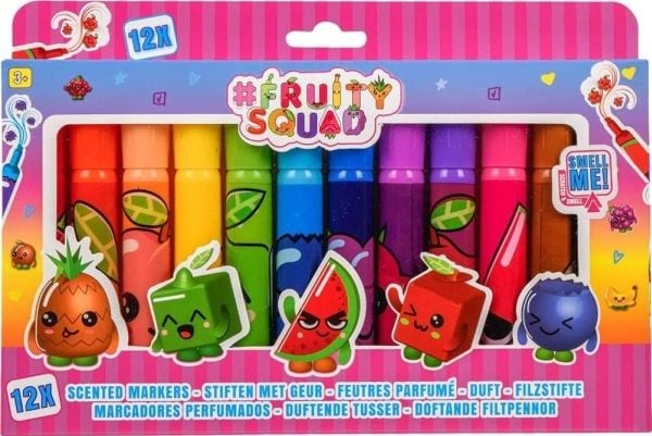 FRUITYSQUAD tuoksumerkit 12kpl FS60353 03535