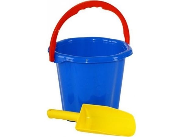 Baczek stor bøtte med spade MIX