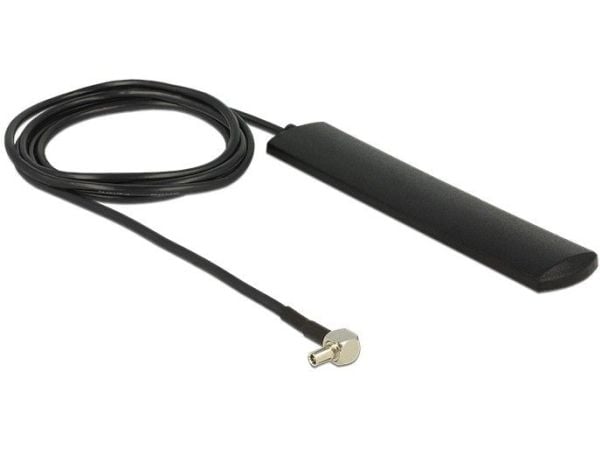 Delock LTE Band 1 - 10 / 12 - 20 / 23 / 25 - 30 / 33 - 41 / 44 - Antenne - Smart Home - 3 dBi - rundtstrålende - innendørs - svart