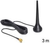 Delock GSM Quadband Antenna - Antenne - mobiltelefon - 2 dBi - rundtstrålende - utendørs - svart