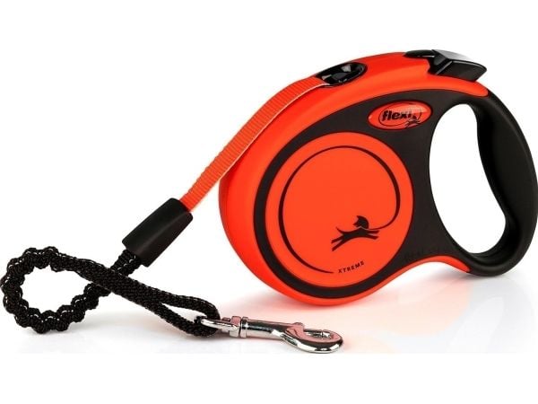 flexi Xtreme line, bånd, XS: 3m < 15 kg, orange
