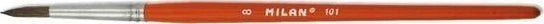 Milan pensel nr. 14 serie 121 (6 stk) MILAN Milan pensel nr. 14 serie 121 (6 stk) MILAN