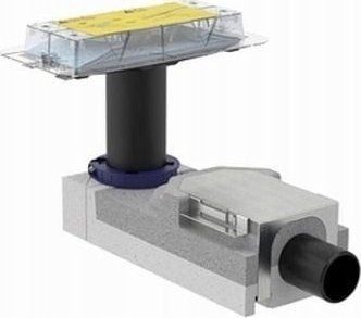 Geberit Cleanline indb.del - Geberit Cleanline Indbygningsdel gulvhøjde fra 90 mm: L30cm
