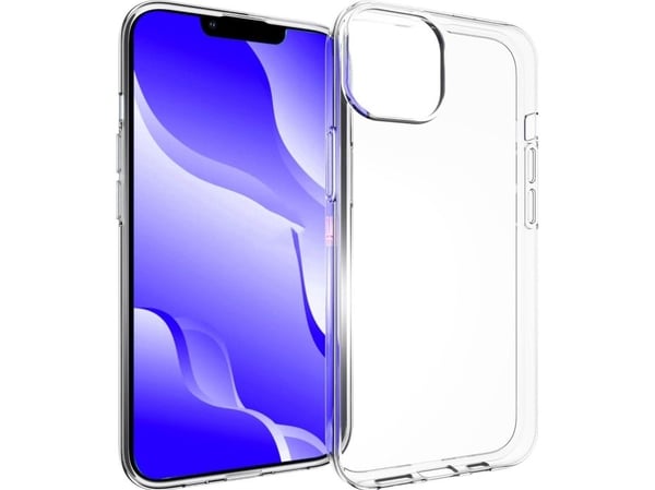 eSTUFF Infinite Vienna - Baksidedeksel for mobiltelefon - MagSafe-samsvar - termoplast-polyuretan (TPU) - svart - for Apple iPhone 14 Plus