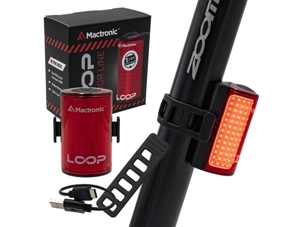 Mactronic Loop baklys 25 lm, COB, USB-C