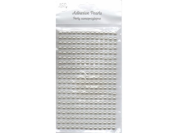 DP Craft selvklebende perler 6 mm Ivory GRPE-029