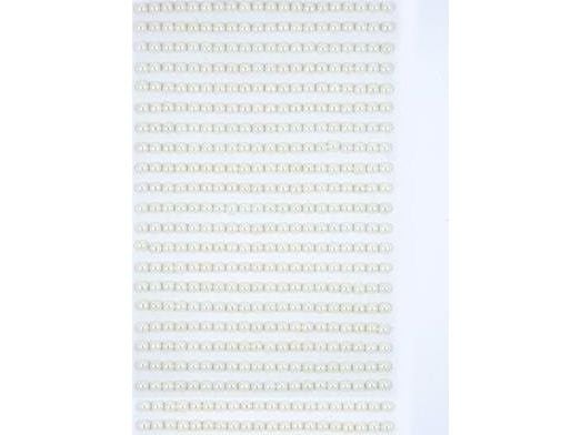 Dalprint selvklebende perler DPCRAFT 4 mm 440 stk - Ivory Dalprint