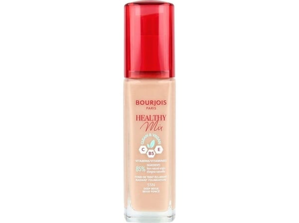 Healthy Mix Clean & Vegan Radiant Foundation (W, 30 ml, 55N Deep Beige)