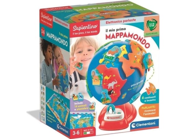 Clementoni esikoululaisen interaktiivinen maapallo 50757