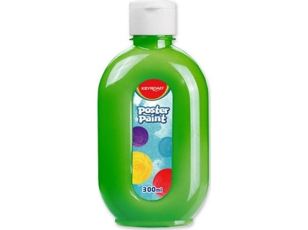 Keyroad poster paint 300 ml - flaska, grön