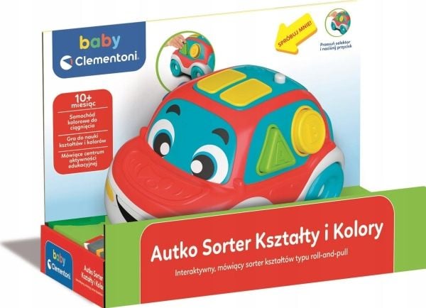 Clementoni Baby Car Sorter muodot ja värit 50808