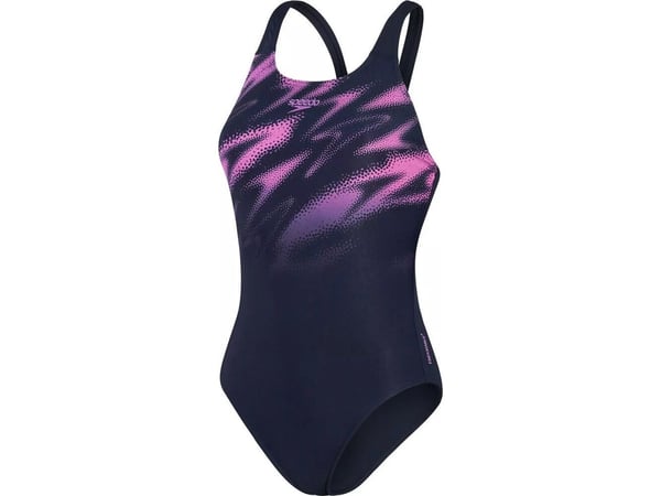 Speedo Naisten uimapuku Speedo HYPERBOOM PLMT MSBK AF navy/pink koko 28