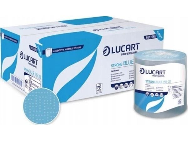 Karen Lucart 155 ID håndkle i rull, 2-lags, 155 m, cellulose Fiberpack – 6 ruller