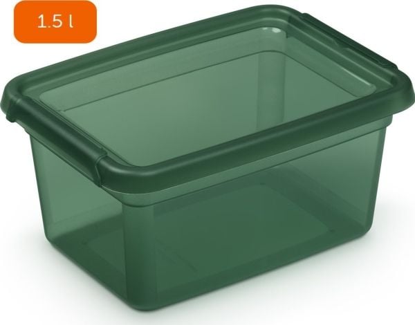 Moxom säilytysastia MOXOM BaseStore Color, 1.5l, mänty, läpinäkyvä vihreä Moxom säilytysastia MOXOM BaseStore Color, 1.5l, mänty, läpinäkyvä vihreä