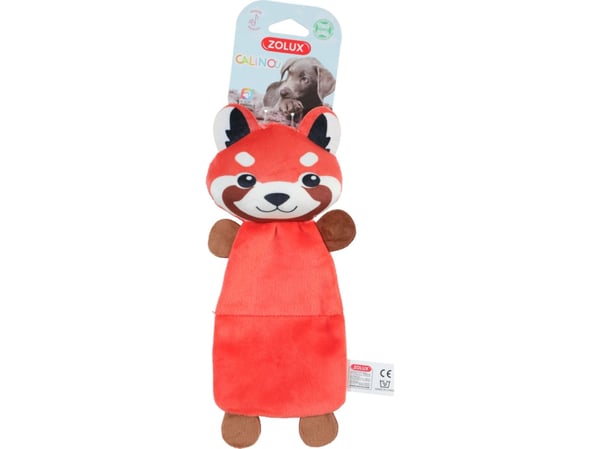 Zolux plysj-leketøy til hund, panda kosedyr "Calinou" 27,5 cm
