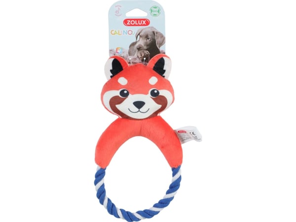 Zolux kosedyr til hund, Panda med snor "Calinou" 25,5 cm