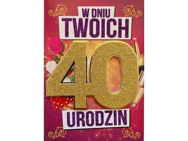 Yeku Kort bursdag 40 dame