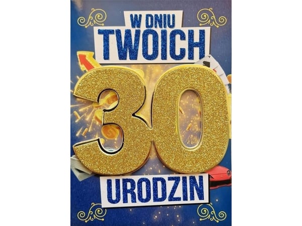 Yeku kort bursdag 30 år