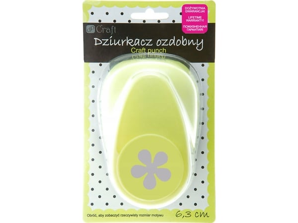 DP Craft Dekorativ punch 6,3 cm blomst