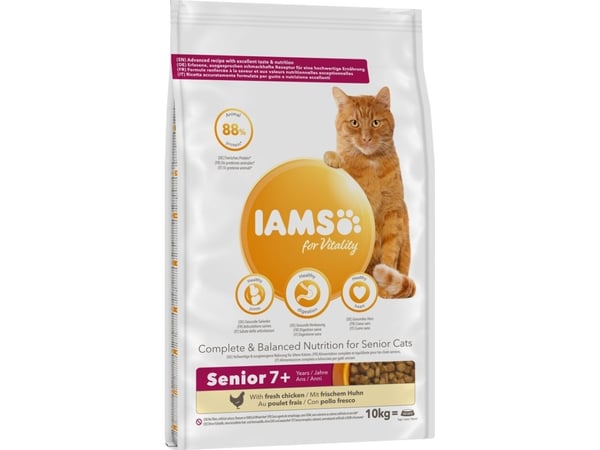 Iams CAT Vitality Senior Chicken 10 kg