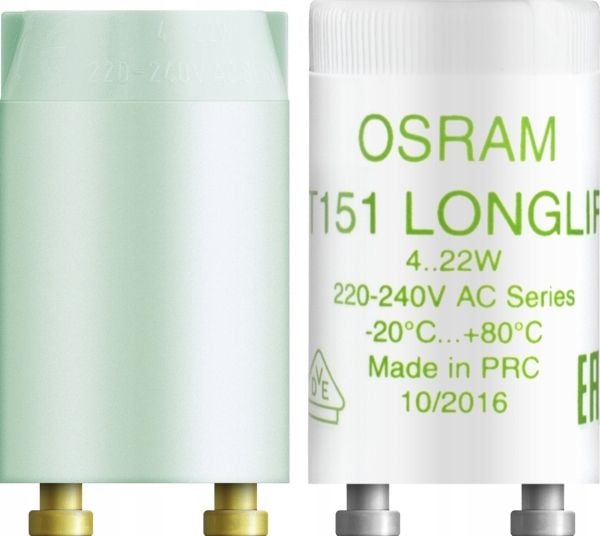 LEDVANCE OSRAM STARTER T. LOISTEPUTKILAMPPU (ST151) 2-PAKKAUS