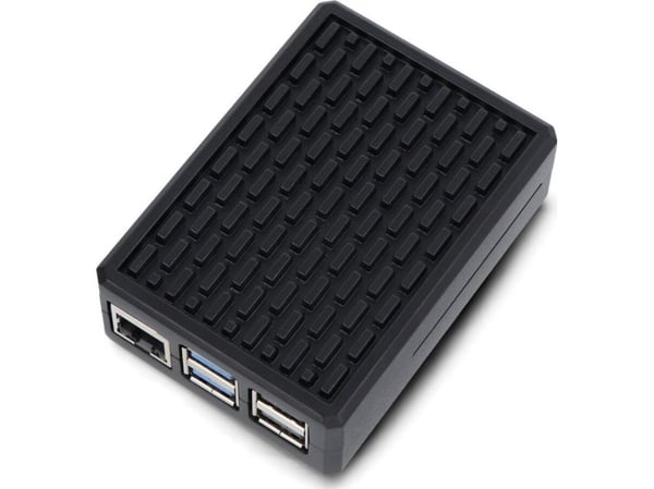 OEM-hölje till Raspberry Pi 5 - aluminium, svart