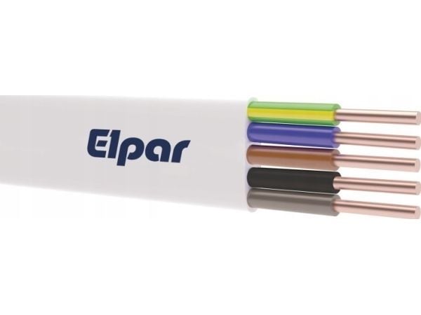 Elpar-kaapeli Elpar HDHp-J (YDYP) 450/750V 5X2,5mm2 (B2Ca) kela Elpar-kaapeli Elpar HDHp-J (YDYP) 450/750V 5X2,5mm2 (B2Ca) kela