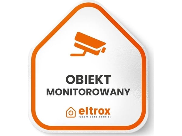 OEM PVC-skilt Eltrox overvåket anlegg