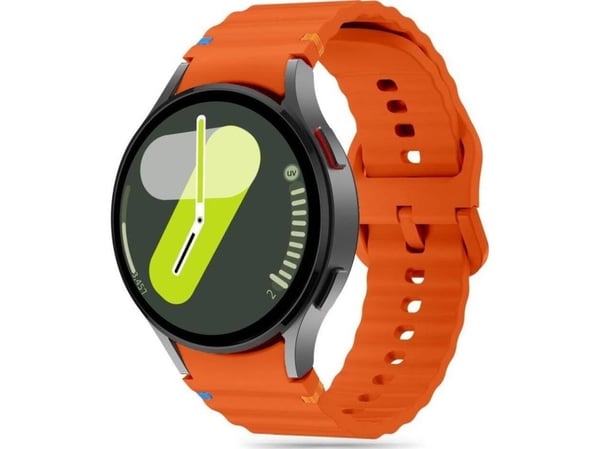 Tech-Protect silikon sportreim til Samsung Galaxy Watch 4/5/5 Pro/6/7/FE – oransje