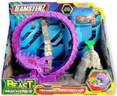 Teamsterz Beast Machines Dragon Destroyer ja 1 leluauto