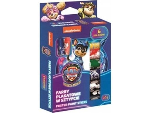 Julistevärit 6 väriä 10g Psi Patrol PAW PATROL PAW PATROL
