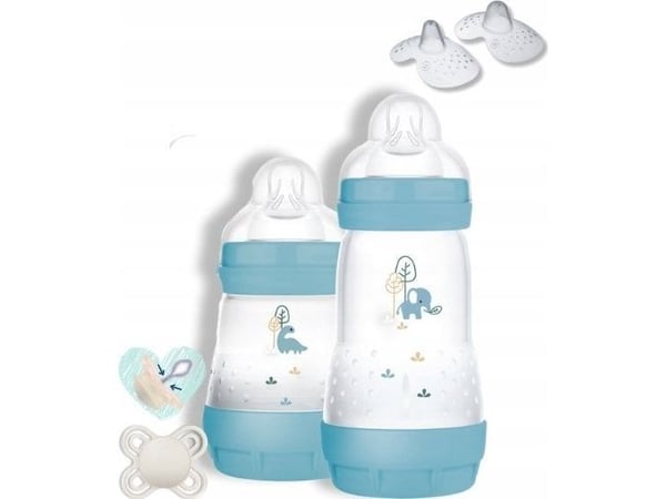 MAM BABY 1193 nappflaska m/kol perfekt start 320 ml planet love chlopiec
