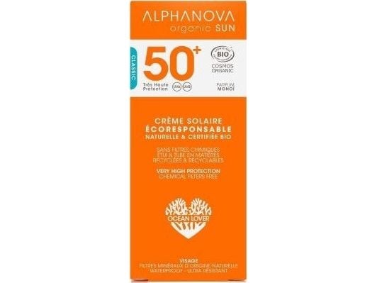 ALPHANOVA SUN Alphanova Sun, Bio Creme solkrem, SPF50+ filter, 50 g