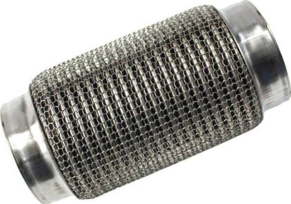 TurboWorks elastisk eksoslamgkopling 60x150 mm forsterket 304SS