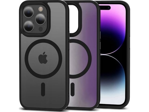 Hurtel Tech-Protect MagMat MagSafe-deksel til iPhone 16 Pro - svart
