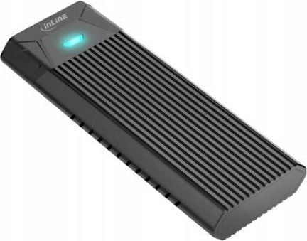 InLine 00031H, SSD-inkapsling, M.2, 10 Gbit/s, USB-anslutning, Svart