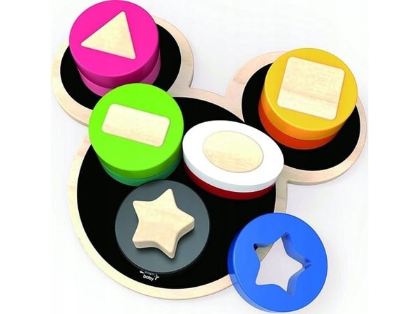 Disney Wood Mickey Formpuslespil