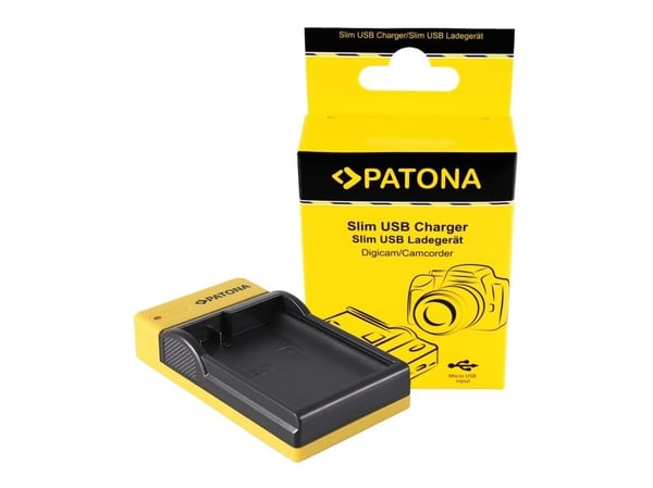 PATONA 151624, DC, Nikon 1 V1 D600, D610, D7000, D7100, D800, D8000, D800E, D810, Musta, Keltainen, 8.4 V, 0,5 A, 1 A
